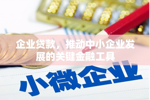 黄州企业贷款，推动中小企业发展的关键金融工具