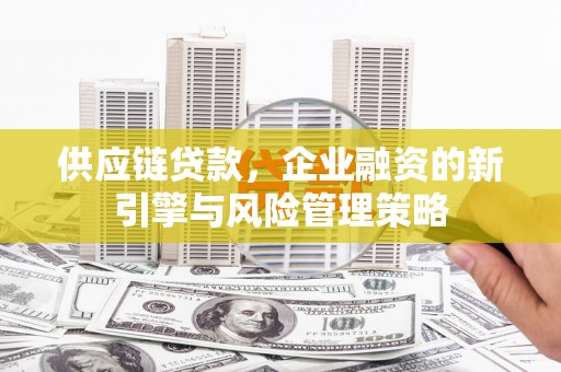 黄州供应链贷款，企业融资的新引擎与风险管理策略