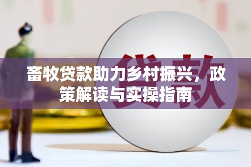 黄州畜牧贷款助力乡村振兴，政策解读与实操指南