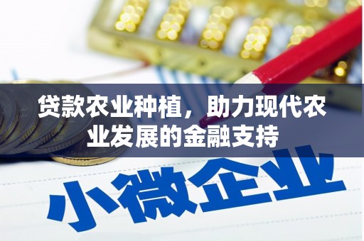黄州贷款农业种植，助力现代农业发展的金融支持